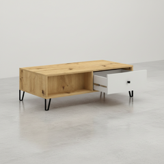MESA DE CENTRO RECTANGULAR 110X60 cm SUECIA