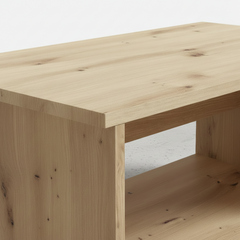 MESA DE CENTRO RECTANGULAR 90x45 cm ROBLE ARTISAN TOKIO