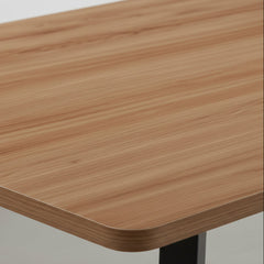 MESA DE JANTAR RETANGULAR 120X80 cm EM CARVALHO E METAL CIRCE