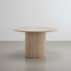 MESA DE COMEDOR REDONDA SIMIL MARMOL NADIR (Ø120 Cm)