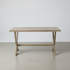 MESA DE COMEDOR RECTANGULAR 135x80 cm EN MADERA MACIZA DE OLMO HERA