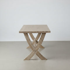 MESA DE COMEDOR RECTANGULAR 135x80 cm EN MADERA MACIZA DE OLMO HERA