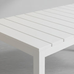MESA DE COMEDOR RECTANGULAR 120X80 Cm EN POLIPROPILENO AMBER