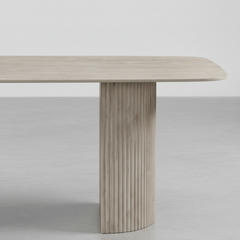 MESA DE COMEDOR RECTANGULAR 200x100 Cm EN MARMOL RIVERA