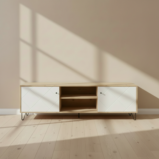 MUEBLE TV EN ROBLE 183x55 cm SUECIA