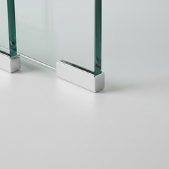 MESA DE CENTRO VIDRO TEMPERADO VOLCANO 110X55 cm