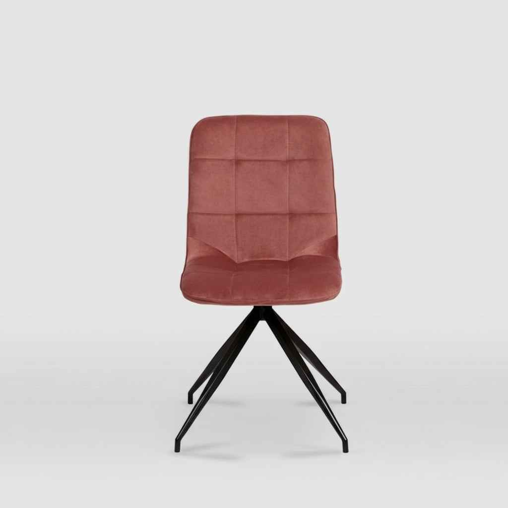 SILLA COMEDOR ROSEMARY TAPIZADA TERCIOPELO