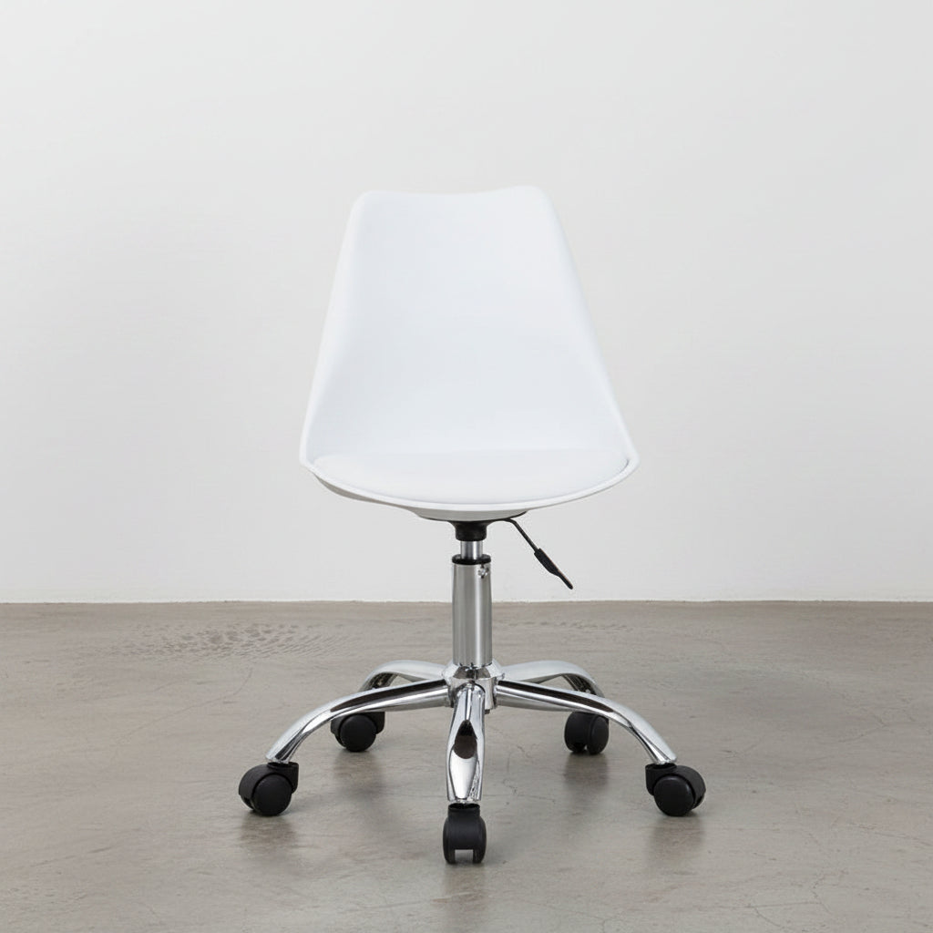 SILLA ESCRITORIO NORDICA CON COJIN ACOLCHADO ADRIANA