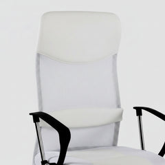 SILLA OFICINA EN TELA Y POLIPIEL CON RUEDAS DAFNE