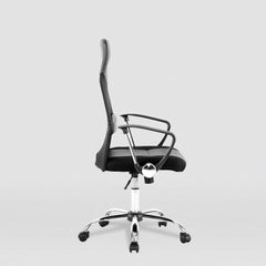SILLA OFICINA EN TELA Y POLIPIEL CON RUEDAS DAFNE