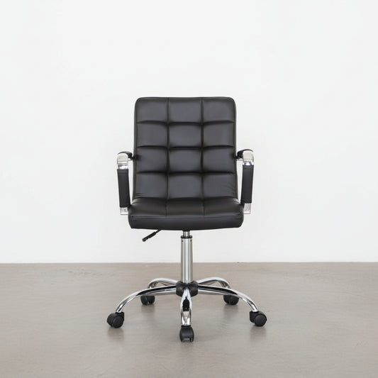 SILLA DE OFICINA EN PIEL SINTETICA DISEÑO ITALIANO ISABELLA