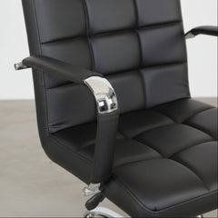SILLA DE OFICINA EN PIEL SINTETICA DISEÑO ITALIANO ISABELLA