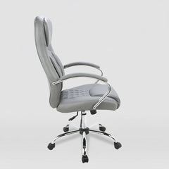 SILLA DIRECCIÓN POLIPIEL GRIS ANGELA