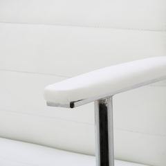 SILLA OFICINA CON RUEDAS TAPIZADA POLIPIEL LARA