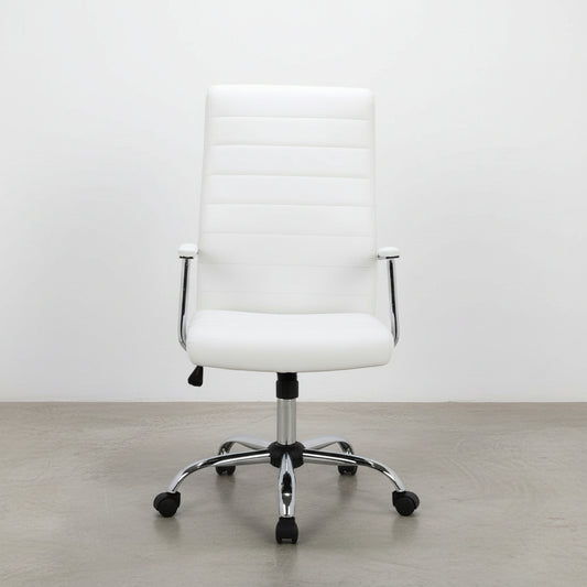 SILLA OFICINA EN PIEL SINTETICA CON RUEDAS LARA