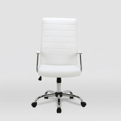 SILLA OFICINA CON RUEDAS TAPIZADA POLIPIEL LARA