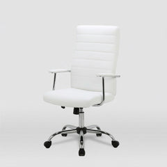 SILLA OFICINA CON RUEDAS TAPIZADA POLIPIEL LARA