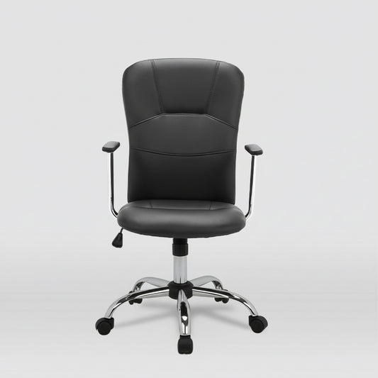 SILLA OFICINA CON RUEDAS TAPIZADA POLIPIEL MAGALI