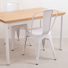 SILLA COMEDOR APILABLE EN ACERO ESSEX