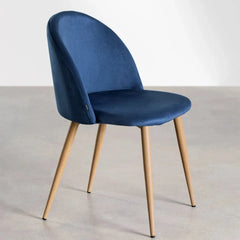 PACK 4 SILLAS DE COMEDOR TAPIZADA TELA VELVET KAREN