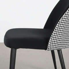 PACK DE 4 SILLAS DE COMEDOR TAPIZADA TELA VELVET & ESTAMPADOS KAREN