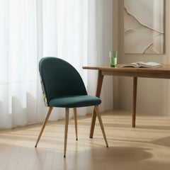 PACK DE 4 SILLAS DE COMEDOR TAPIZADA TELA VELVET & ESTAMPADOS KAREN