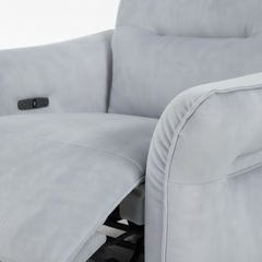 SILLON CON RELAX EN TELA GRIS VENTURA