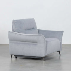 SILLON CON RELAX EN TELA GRIS VENTURA
