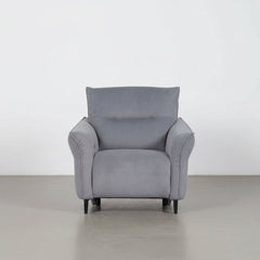SILLON CON RELAX EN TELA GRIS VENTURA