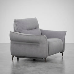 SILLON CON RELAX EN TELA GRIS VENTURA