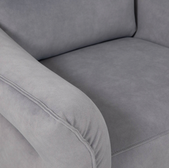 SILLON CON RELAX EN TELA GRIS VENTURA
