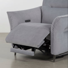 SILLON CON RELAX EN TELA GRIS VENTURA