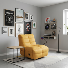 SILLON GIRATOTIO RECLINABLE EN TELA DIMIAN