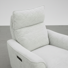 SILLON RECLINABLE CON RELAX EN TELA KAO
