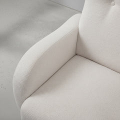 SILLON TAPIZADO TELA ACUALINE PATAS METALICAS NEGRAS NUBIRA