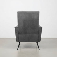 SILLON TAPIZADO TELA ACUALINE PATAS METALICAS NEGRAS NUBIRA