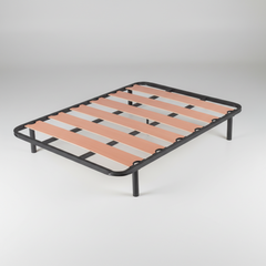 PACK 4 PATAS METALICAS BASE TAPIZADA O SOMIER - ALTURA 25 cm