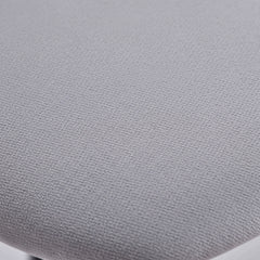 PACK 4 TABURETES ALTOS EN TELA GRIS Y PATAS METALICAS TED
