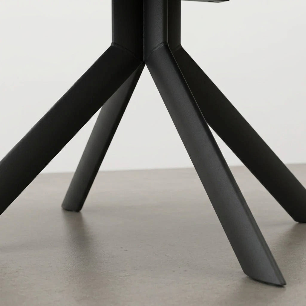 MESA DE JANTAR REDONDA EXTENSÍVEL EM CARVALHO ELENA (Ø120 Cm)