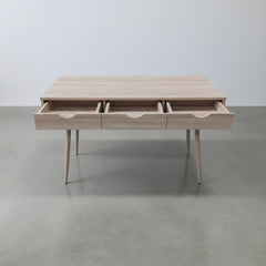 SECRETÁRIA DOBRÁVEL 120x62 cm EM AÇO PRETO E MDF CARVALHO ENVELHECIDO GARONA (Cópia)