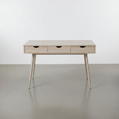 SECRETÁRIA DOBRÁVEL 120x62 cm EM AÇO PRETO E MDF CARVALHO ENVELHECIDO GARONA (Cópia)